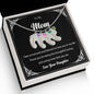 Custom Baby Feet Necklace with Birthstone To My Mom2