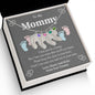 Custom Baby Feet Necklace with Birthstone To my Mommy to be