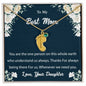Custom Baby Feet Necklace with Birthstone To My Best Mom2