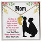 Custom Baby Feet Necklace with Birthstone mom you are so special