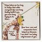 Custom Baby Feet Necklace with Birthstone Thank you Mom