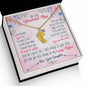Custom Baby Feet Necklace with Birthstone To My wanderful Mom