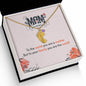 Custom Baby Feet Necklace with Birthstone to the world you are a mother