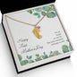 Custom Baby Feet Necklace with Birthstone Happy First Mother's Day