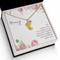 Custom Baby Feet Necklace with Birthstone Mommy to be - Snuggled in Your tummy