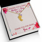 Custom Baby Feet Necklace with Birthstone Wishing you a happy Mothers day