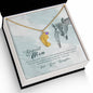 Custom Baby Feet Necklace with Birthstone To my mom- you're the most beautiful