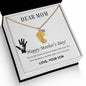Custom Baby Feet Necklace with Birthstone Dear Mom,  Happy Mother’s Day! You’re the mom