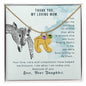 Custom Baby Feet Necklace with Birthstone To my mom-It has taken me
