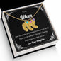 Custom Baby Feet Necklace with Birthstone To My Mom2
