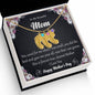 Custom Baby Feet Necklace with Birthstone To My Beautiful Mom2