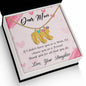Custom Baby Feet Necklace with Birthstone Dear Mom-Happy Mother’s Day!