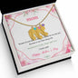 Custom Baby Feet Necklace with Birthstone Mom Happy Mother's Day