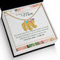 Custom Baby Feet Necklace with Birthstone To My Mom - I Love You, I really Do