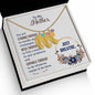 Custom Baby Feet Necklace with Birthstone To my Mother-Just breathe