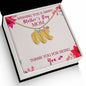 Custom Baby Feet Necklace with Birthstone Wishing you a happy Mothers day