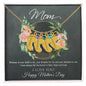 Custom Baby Feet Necklace with Birthstone Mom, Happy Mothers Day