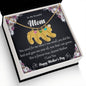 Custom Baby Feet Necklace with Birthstone To My Beautiful Mom2