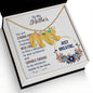 Custom Baby Feet Necklace with Birthstone To my Mother-Just breathe