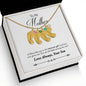 Custom Baby Feet Necklace with Birthstone, To my Mother