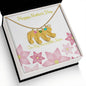 Custom Baby Feet Necklace with Birthstone Happy Mother's Day to my Incredible Mom