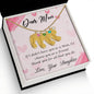 Custom Baby Feet Necklace with Birthstone Dear Mom-Happy Mother’s Day!