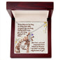 Custom Baby Feet Necklace with Birthstone Thank you Mom