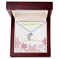 Custom Baby Feet Necklace with Birthstone Happy Mother's Day to my Incredible Mom