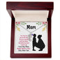 Custom Baby Feet Necklace with Birthstone mom you are so special