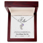 Custom Baby Feet Necklace with Birthstone, To my Mother