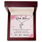 Custom Baby Feet Necklace with Birthstone Dear Mom-Happy Mother’s Day!