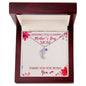 Custom Baby Feet Necklace with Birthstone Wishing you a happy Mothers day