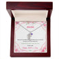 Custom Baby Feet Necklace with Birthstone Mom Happy Mother's Day