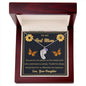 Custom Baby Feet Necklace with Birthstone To My Best Mom