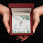 Custom Baby Feet Necklace with Birthstone Happy First Mother's Day