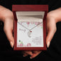 Custom Baby Feet Necklace with Birthstone Mommy to be - Snuggled in Your tummy