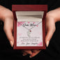 Custom Baby Feet Necklace with Birthstone Dear Mom-Happy Mother’s Day!