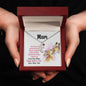 Custom Baby Feet Necklace with Birthstone mom you are so special 1