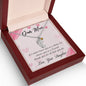 Custom Baby Feet Necklace with Birthstone Dear Mom-Happy Mother’s Day!