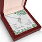 Custom Baby Feet Necklace with Birthstone Happy First Mother's Day