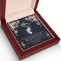 Custom Baby Feet Necklace with Birthstone To my Mom, There are not enough words, I Love you