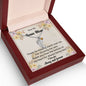 Custom Baby Feet Necklace with Birthstone To My Bonus Mom