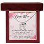 Custom Baby Feet Necklace with Birthstone Dear Mom-Happy Mother’s Day!