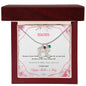 Custom Baby Feet Necklace with Birthstone Mom Happy Mother's Day