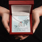Custom Baby Feet Necklace with Birthstone To my mom- you're the most beautiful