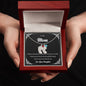 Custom Baby Feet Necklace with Birthstone To My Mom2
