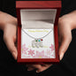 Custom Baby Feet Necklace with Birthstone Happy Mother's Day to my Incredible Mom