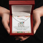 Custom Baby Feet Necklace with Birthstone To My Mom - I Love You, I really Do
