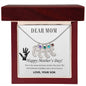 Custom Baby Feet Necklace with Birthstone Dear Mom,  Happy Mother’s Day! You’re the mom