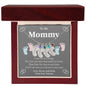 Custom Baby Feet Necklace with Birthstone To my Mommy to be
